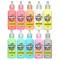 Tulip Puff Paint Glow in the Dark Colors 10-pack, Multi-Surface, Premium Quality, Nontoxic & Waterproof Craft Paint, Permanent on Fabric, 10-pack
